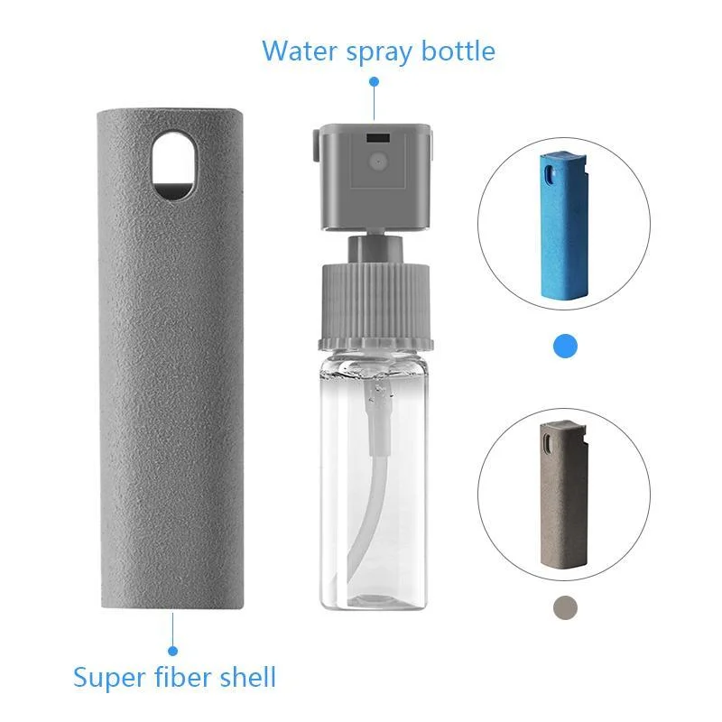Pocket Screen Cleaner Spray with Built-In Microfibre Wiper