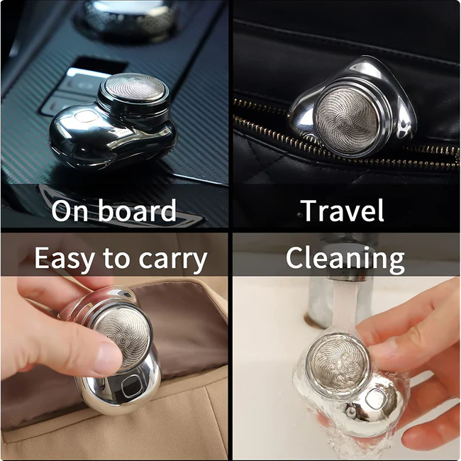Harwelton™ Pocket-Sized Electric Shaver with Fast USB-C Charging