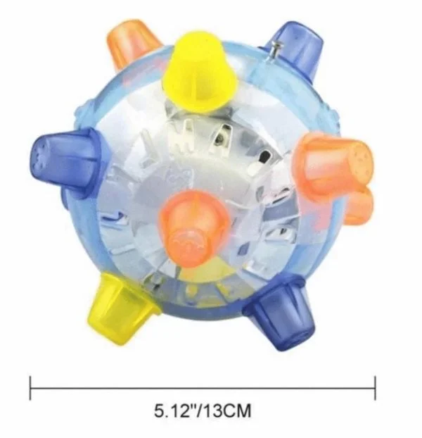 Harwelton™ Interactive LED Jumping Ball for Dogs with Sound and Wiggle