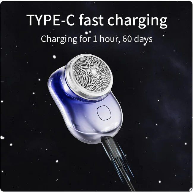 Harwelton™ Pocket-Sized Electric Shaver with Fast USB-C Charging