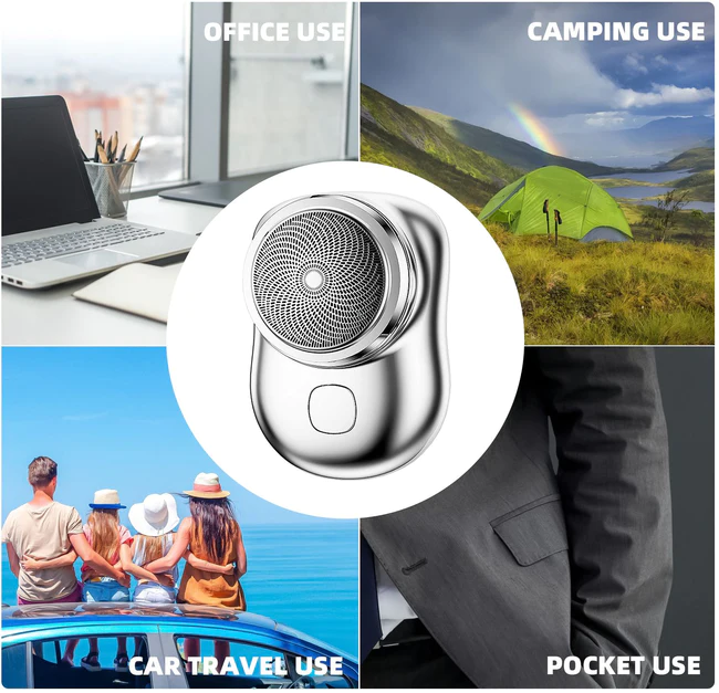 Harwelton™ Pocket-Sized Electric Shaver with Fast USB-C Charging