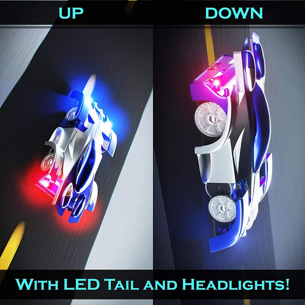 Wall Climbing Remote Control Car with LED Lights