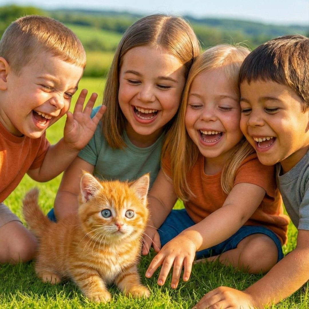 Walking and Meowing Plush Robot Kitten for Children