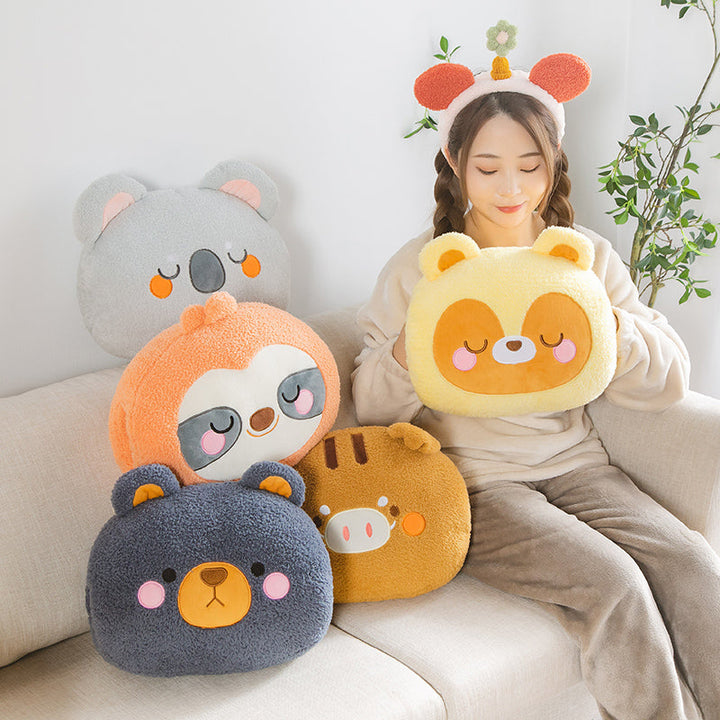 Animal Hand Warmer Cushion with Side Pockets – Harwelton