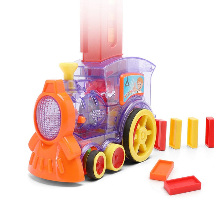 Harwelton™ Electric Domino Train with Automatic Dispenser and Headlight