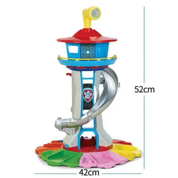 Rescue Lookout Tower Playset with Spiral Slide and Periscope