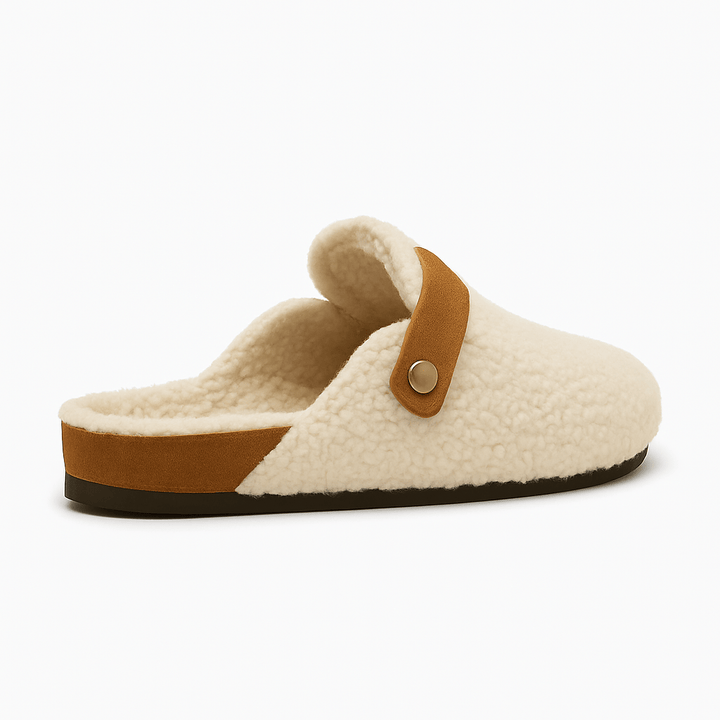 Harwelton™ Natural Sheep Wool Slippers with Anti-Slip Rubber Sole