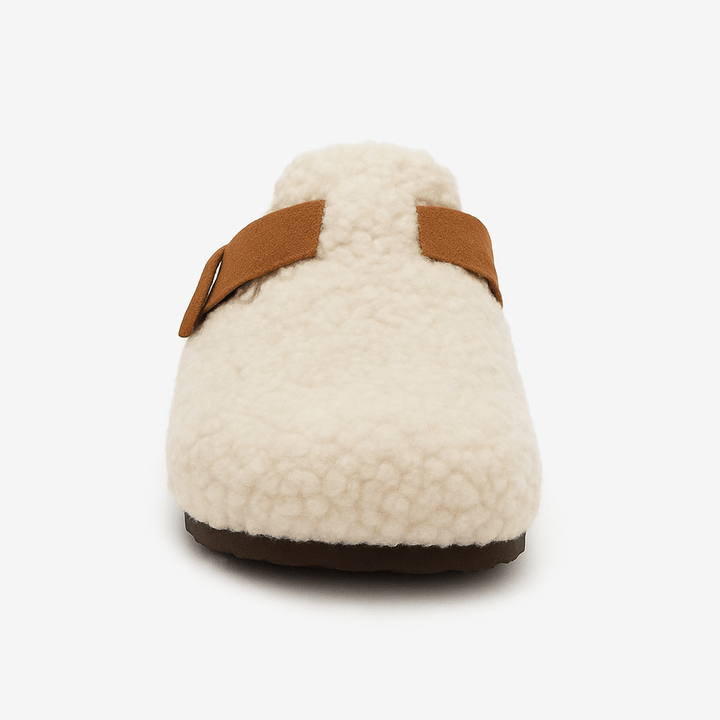Harwelton™ Natural Sheep Wool Slippers with Anti-Slip Rubber Sole