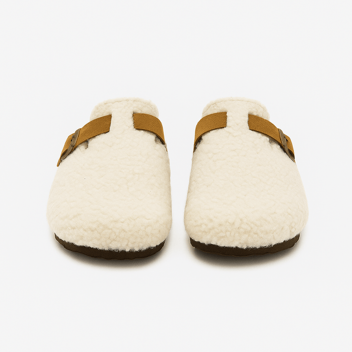 Harwelton™ Natural Sheep Wool Slippers with Anti-Slip Rubber Sole