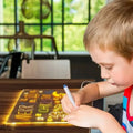 Harwelton™ Light-Up LED Dry Wipe Note Board with Folding Stand