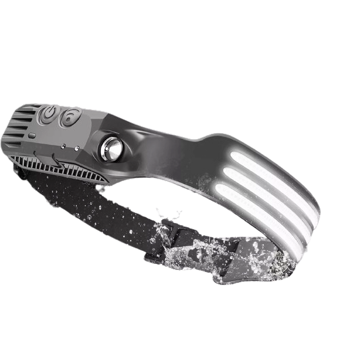 Harwelton™ Rechargeable LED Head Torch with Motion Sensor and 230° Beam