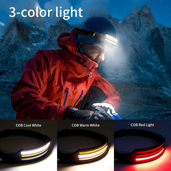 LED Headlamp X3 – Waterproof &amp; Rechargeable Head Torch for Running, Hiking &amp; Outdoor Adventures