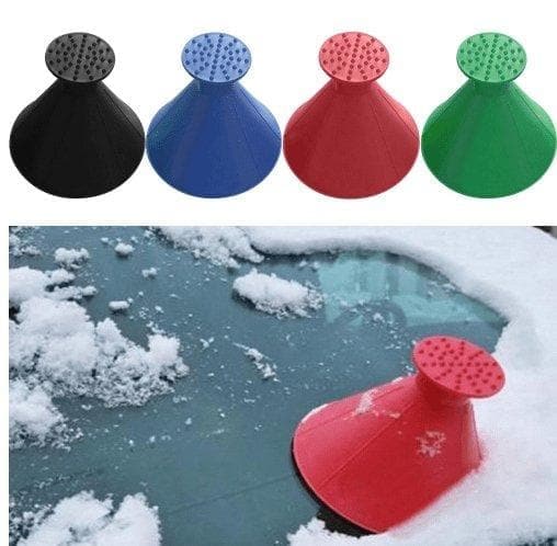 Harwelton™ Cone Ice Scraper That Doubles as a Screenwash Funnel