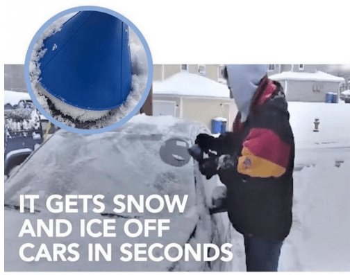 Harwelton™ Cone Ice Scraper That Doubles as a Screenwash Funnel