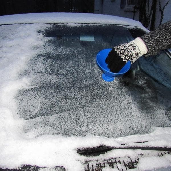 Harwelton™ Cone Ice Scraper That Doubles as a Screenwash Funnel