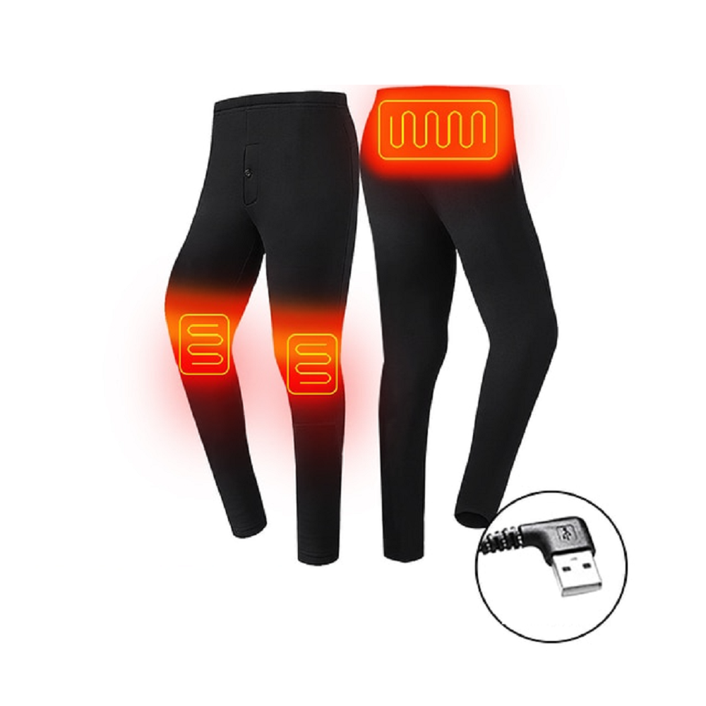 Harwelton™ USB Heated Thermal Underwear Set with Flatlock Seams