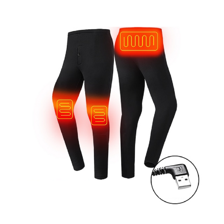 Harwelton™ USB Heated Thermal Underwear Set with Flatlock Seams