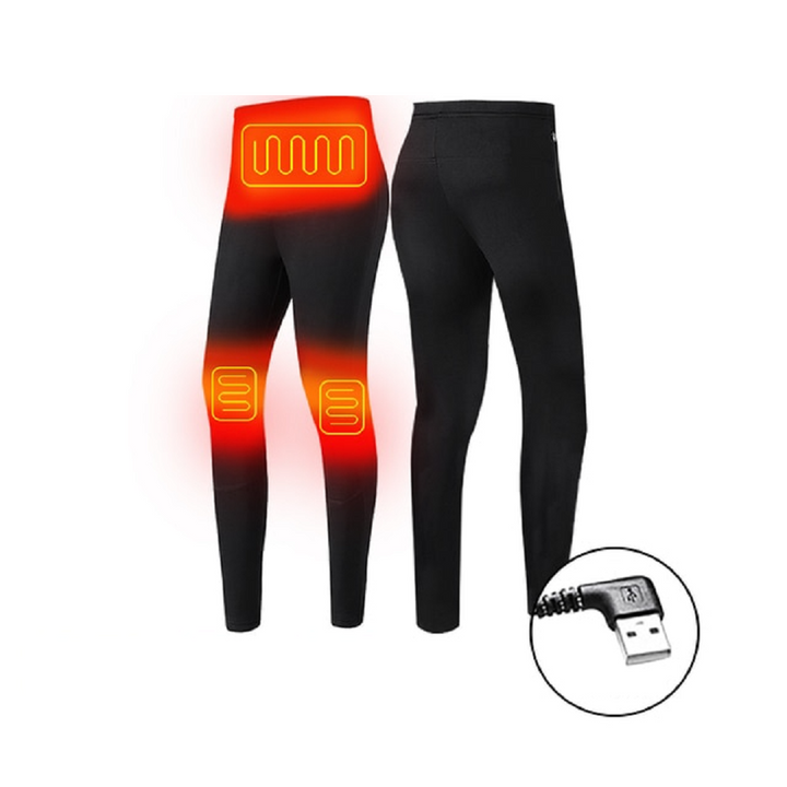 Harwelton™ USB Heated Thermal Underwear Set with Flatlock Seams