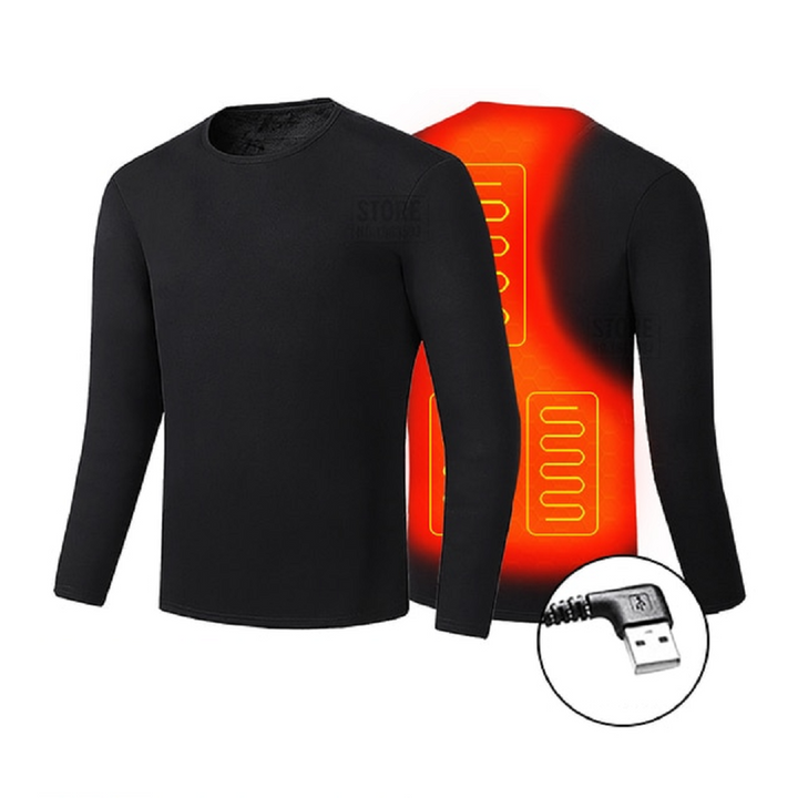 Harwelton™ USB Heated Thermal Underwear Set with Flatlock Seams