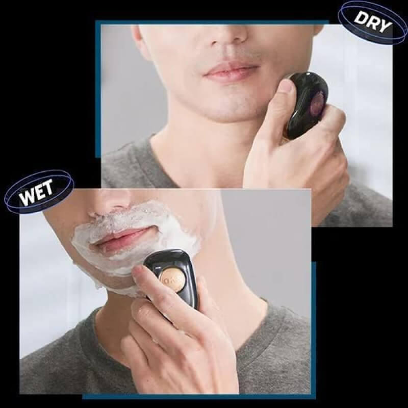 Mini Electric Shaver for Men – Waterproof, Wet and Dry Use