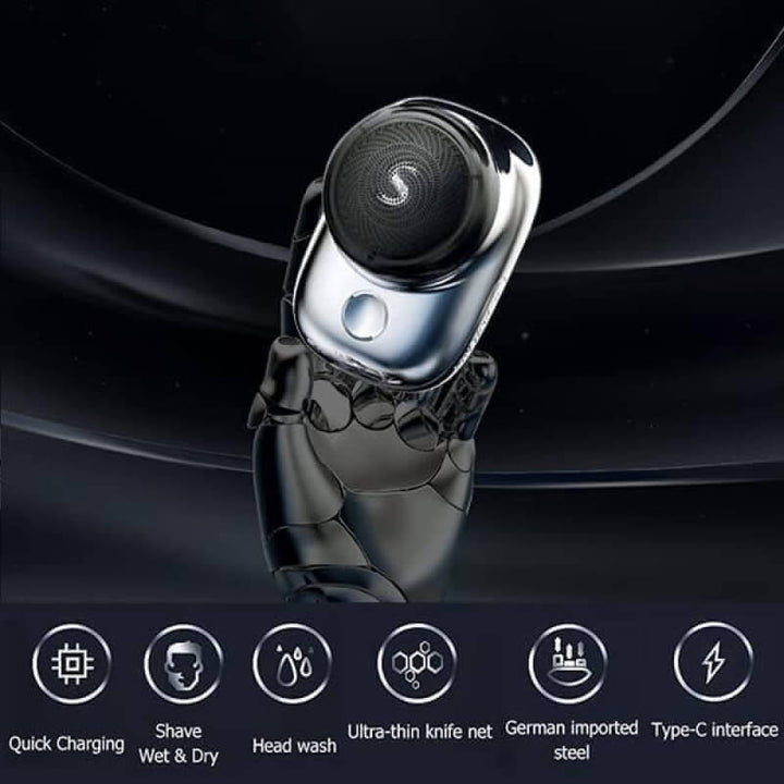 Mini Electric Shaver for Men – Waterproof, Wet and Dry Use