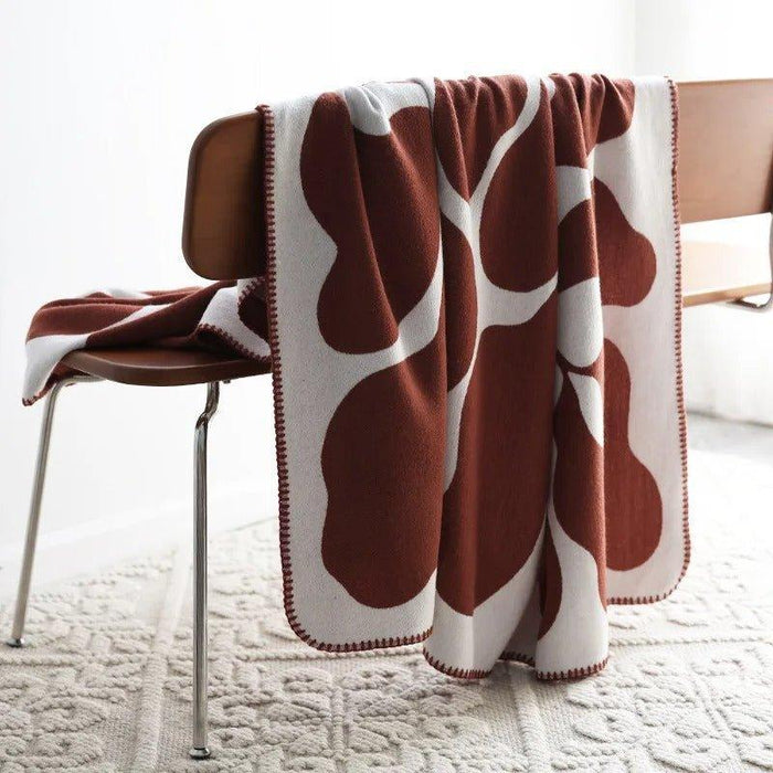 Harwelton™ Boho Abstract Throw Blanket with Nordic-Style Design