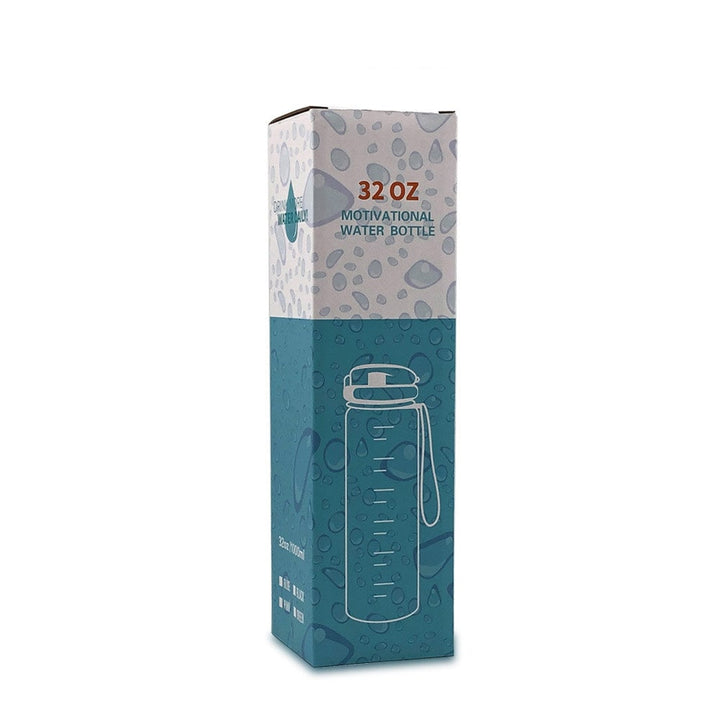 1 Litre Motivational Water Bottle with Time Markers and Fruit Infuser