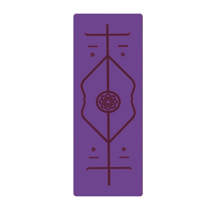Harwelton™ Non-Slip 6mm TPE Yoga Mat with Body Alignment Lines