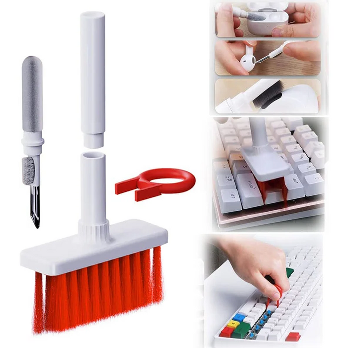 Harwelton™ 5-in-1 Keyboard and Earbud Cleaning Kit with Keycap Puller