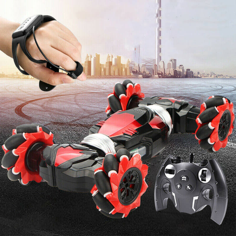 Gesture Control Stunt Car with Remote and Watch Controller