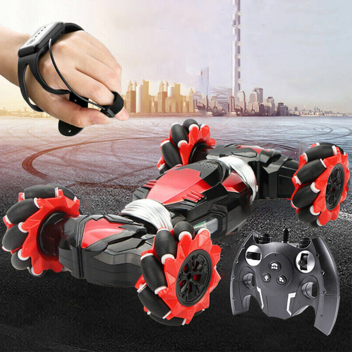 Gesture Control Stunt Car with Remote and Watch Controller