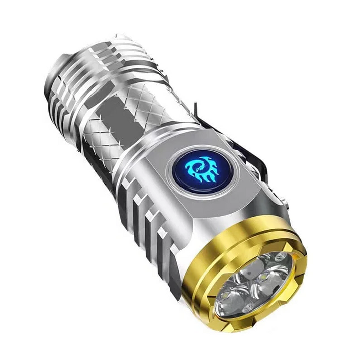Mini Triple LED Torch with Five Light Modes and SOS