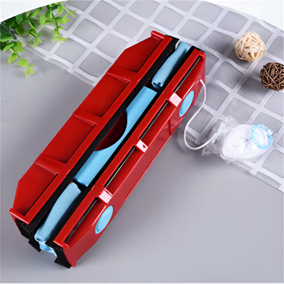 Adjustable Magnetic Window Cleaner with Safety Cord