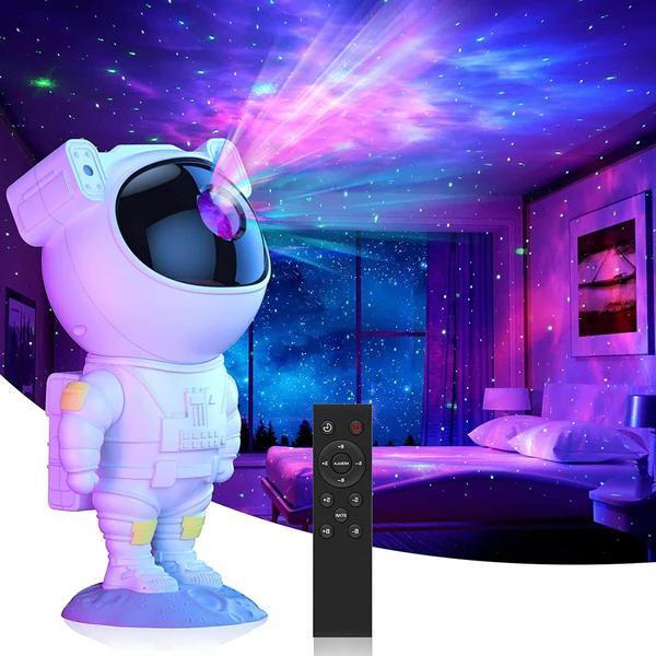 Astronaut Galaxy Star Projector with Remote and Sleep Timer