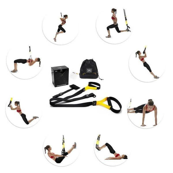 Harwelton™ Suspension Training Straps for Full-Body Workouts at Home