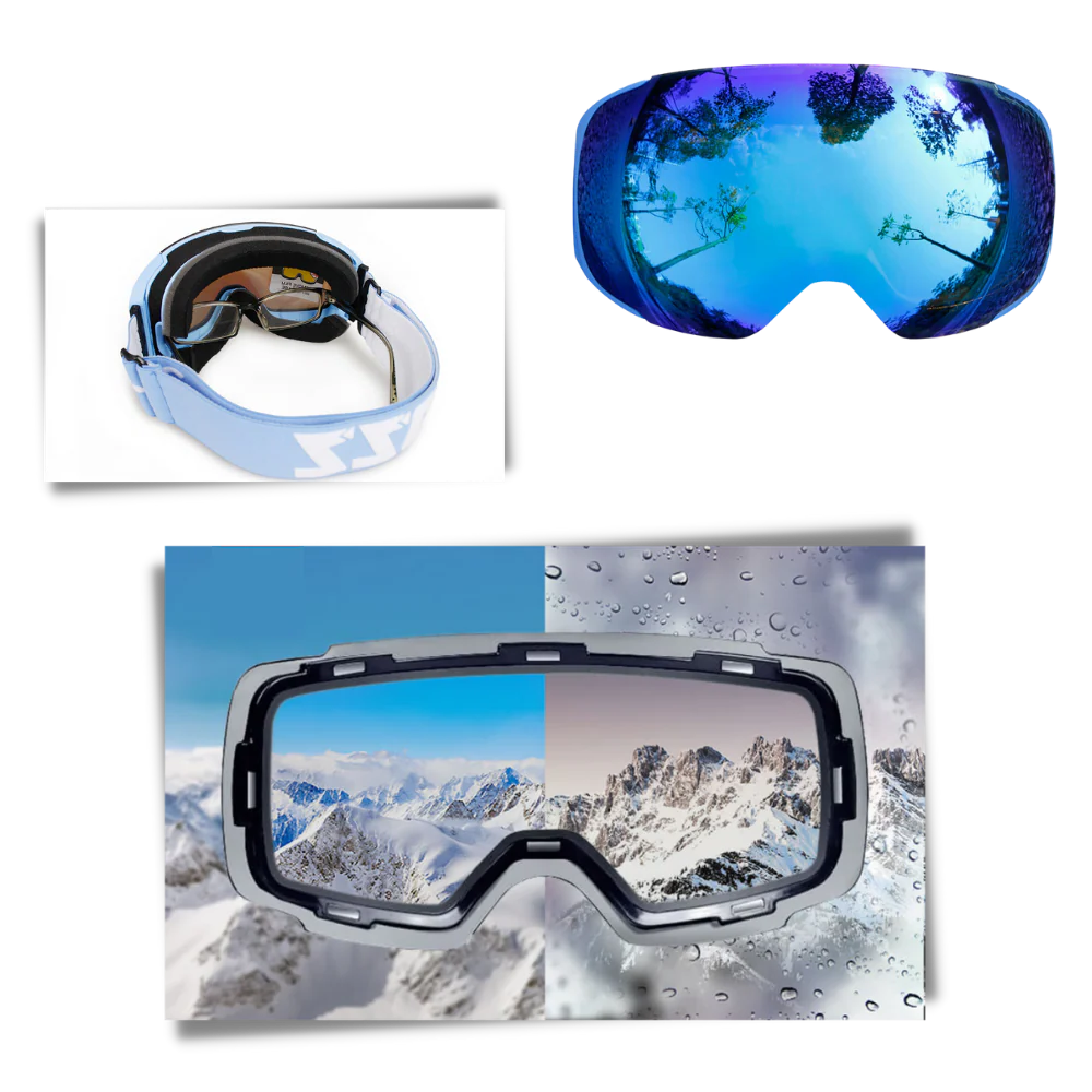 Harwelton™ Magnetic Ski Goggles with Two Polarised Interchangeable Lenses