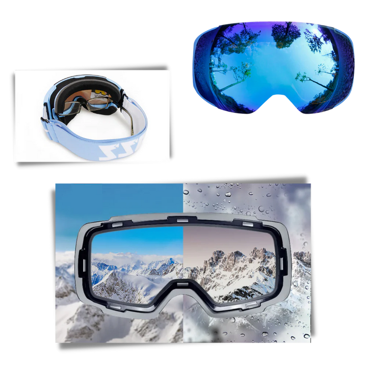 Harwelton™ Magnetic Ski Goggles with Two Polarised Interchangeable Lenses