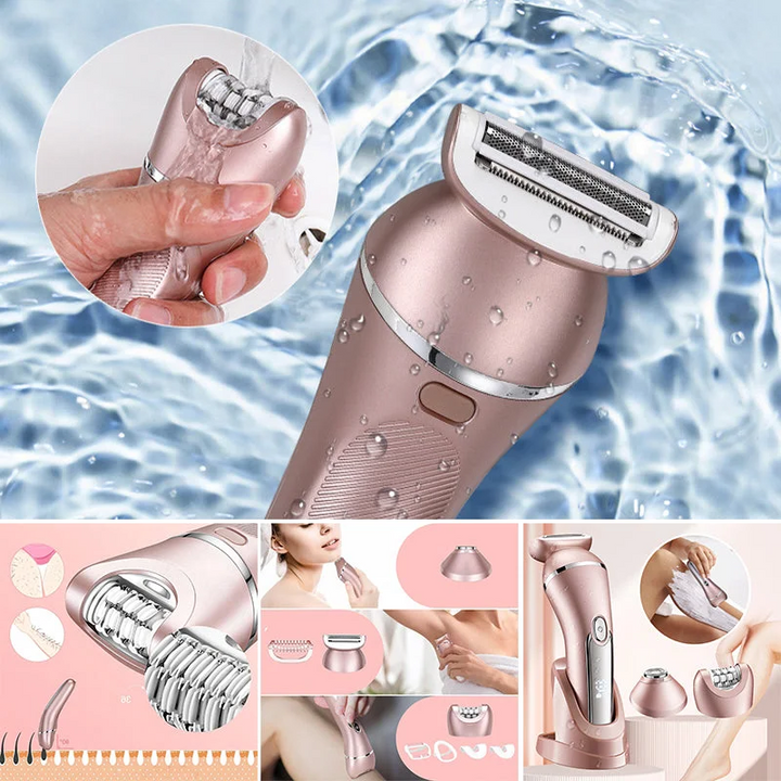 Harwelton™ 3-in-1 Waterproof Electric Shaver for Women, USB Rechargeable