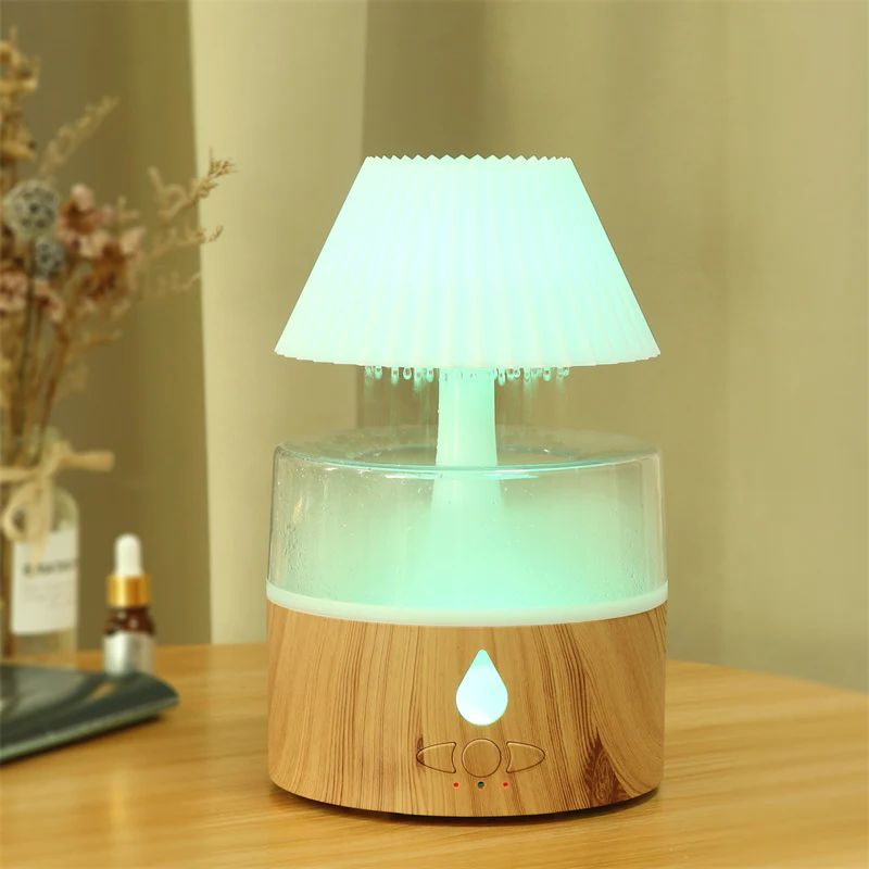 Rain Cloud Humidifier and Aroma Diffuser with Night Light