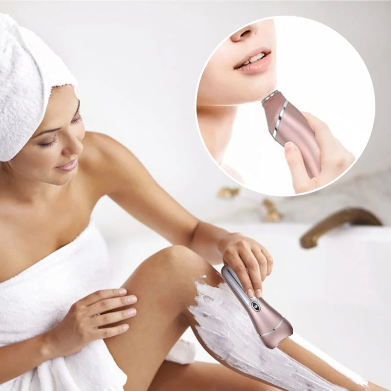 Harwelton™ 3-in-1 Waterproof Electric Shaver for Women, USB Rechargeable