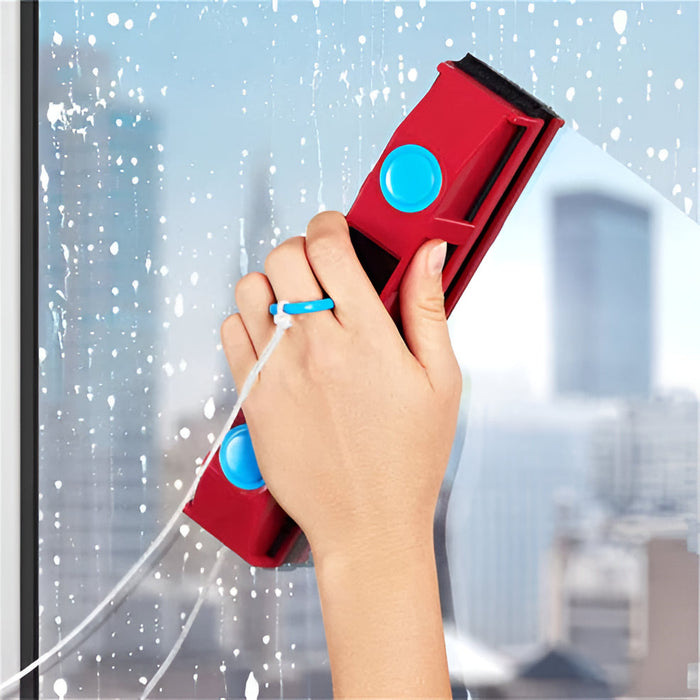 Harwelton™ Adjustable Magnetic Window Cleaner with Safety Cord