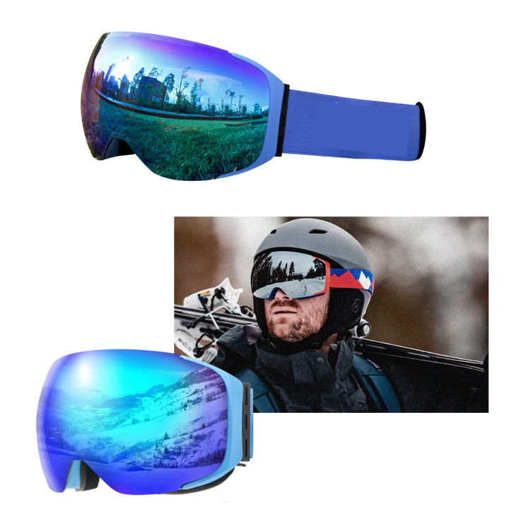 Harwelton™ Magnetic Ski Goggles with Two Polarised Interchangeable Lenses