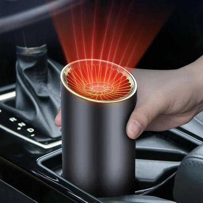 Harwelton™ 12V Cup Holder Car Heater with Rotating Plug