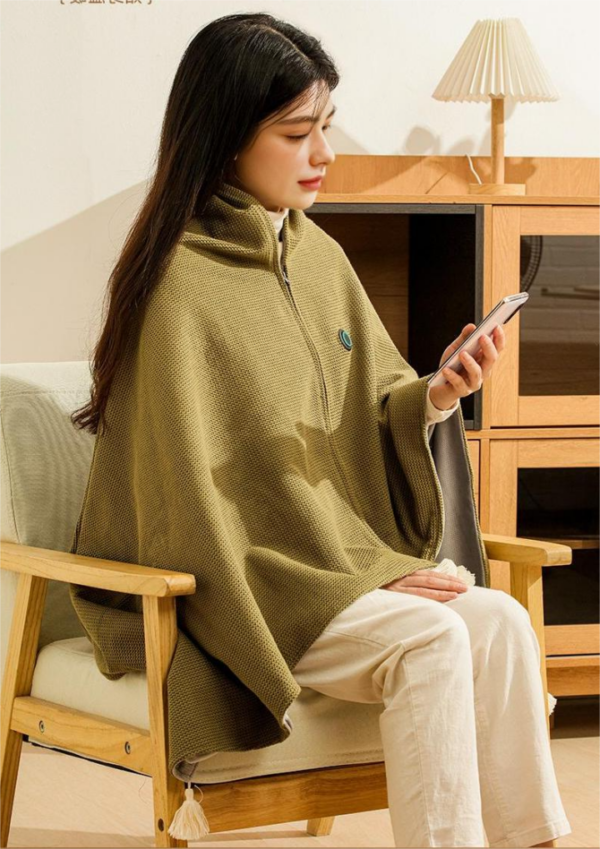 USB Heated Shawl Wrap with 3 Heat Settings, Warm in 15s – Harwelton