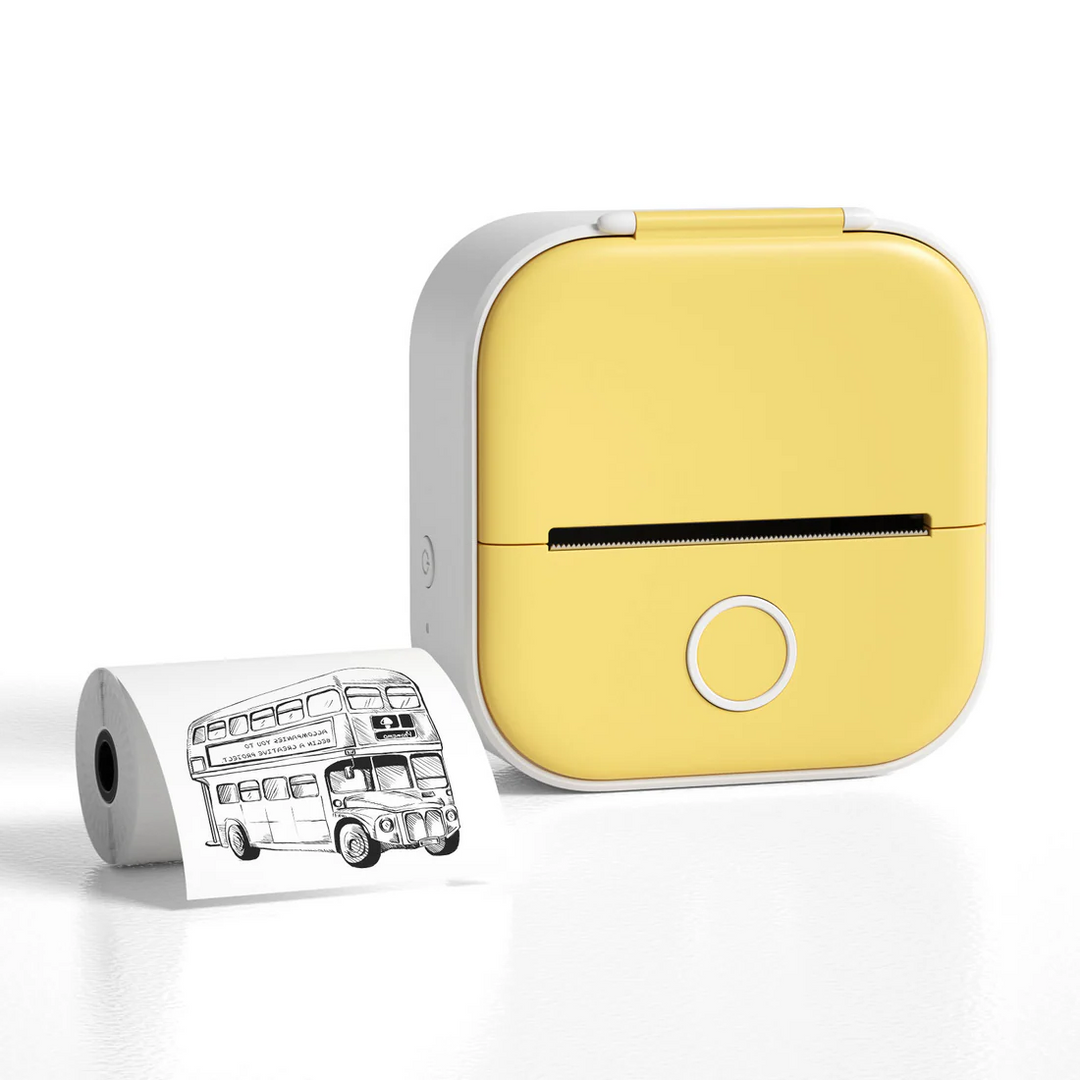 Mini Bluetooth Thermal Printer for Labels, Notes and Photos