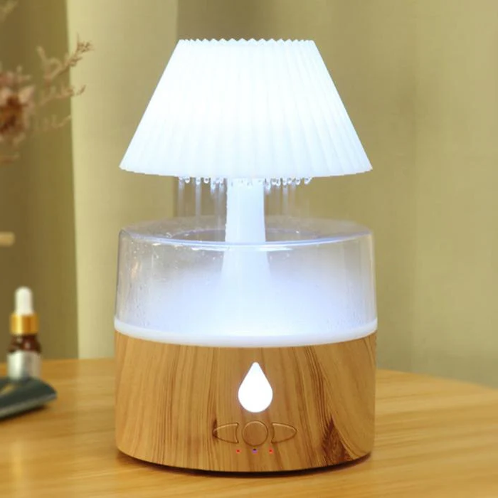 Rain Cloud Humidifier and Aroma Diffuser with Night Light