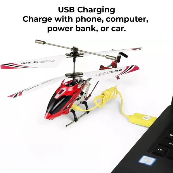 Mini Remote Control Helicopter with Gyro and Metal Frame