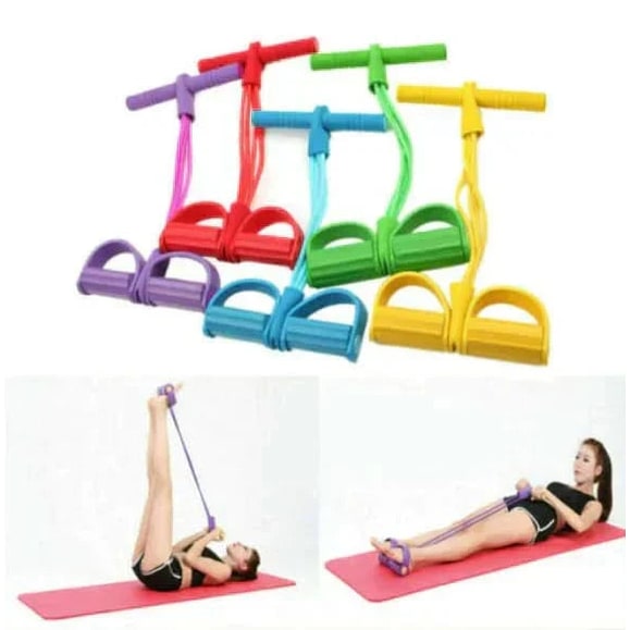 Harwelton™ Portable Pedal Resistance Band with Non-Slip Foam Handles