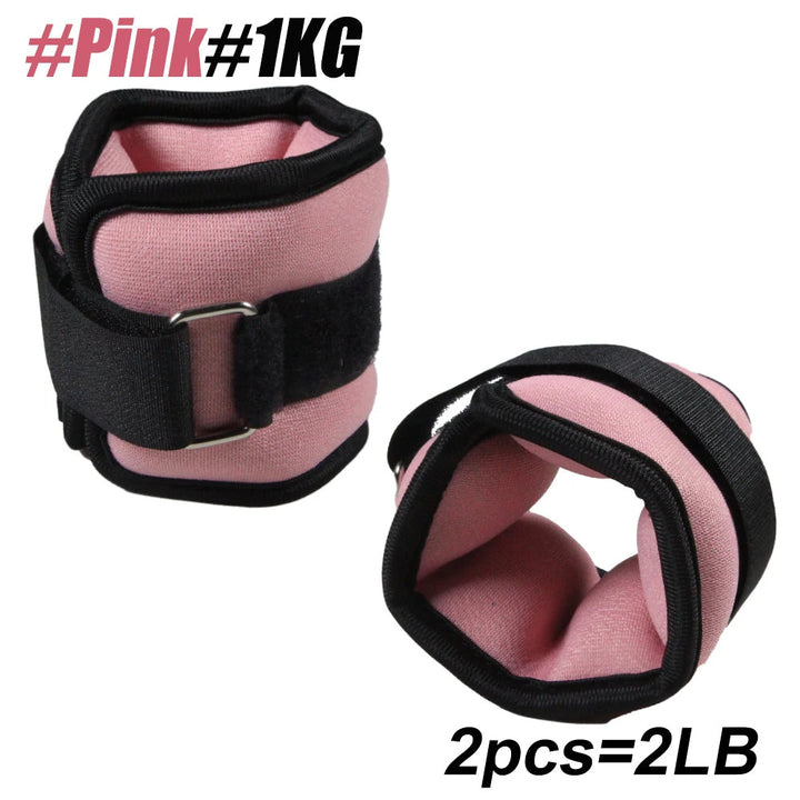 Adjustable Ankle and Wrist Weights with Secure Double Strap