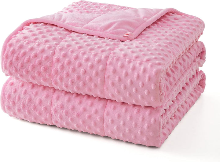 Weighted Blanket with Dot Texture and Cooling Microfibre
